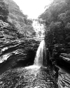 Cachoeira na região de Lençóis, Chapada Diamantina.