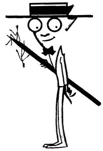 Paraguassu, autocaricatura.