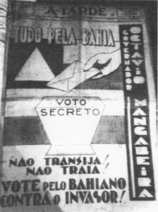 Programa eleitoral. A Tarde, 8/10/1934