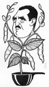 “Feijão na lapela, feijão na panela” (Lema de campanha de Lomanto Júnior)