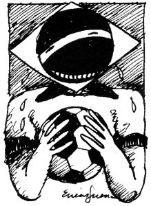 Brasil chora a perda da Copa do mundo