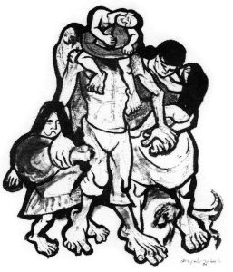 “A farinha está tão cara Como antes da providência... Será culpa do Conselho ou será da Intendência?” (Zé Marmello)